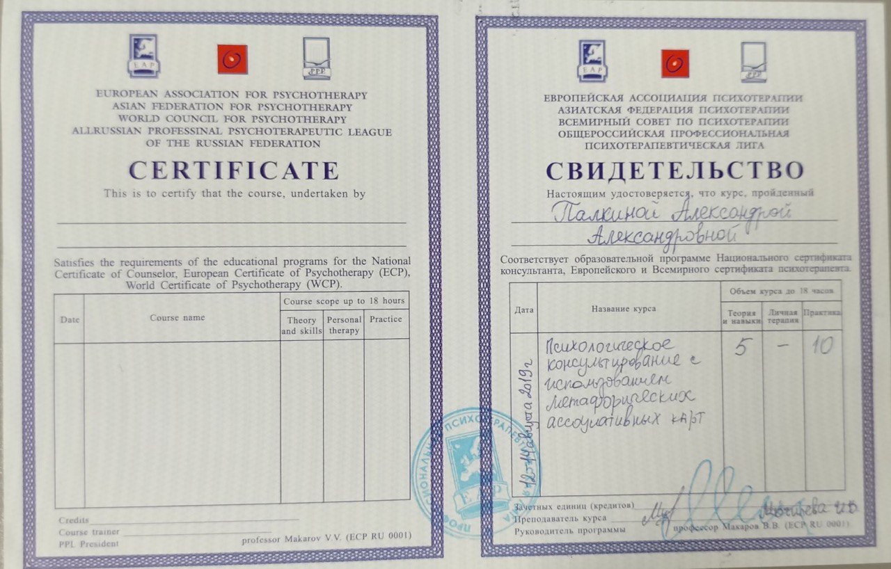 Образование и квалификация 7