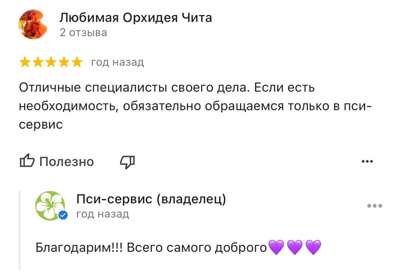 Отзыв клиента психологической студии Пси-сервис №2